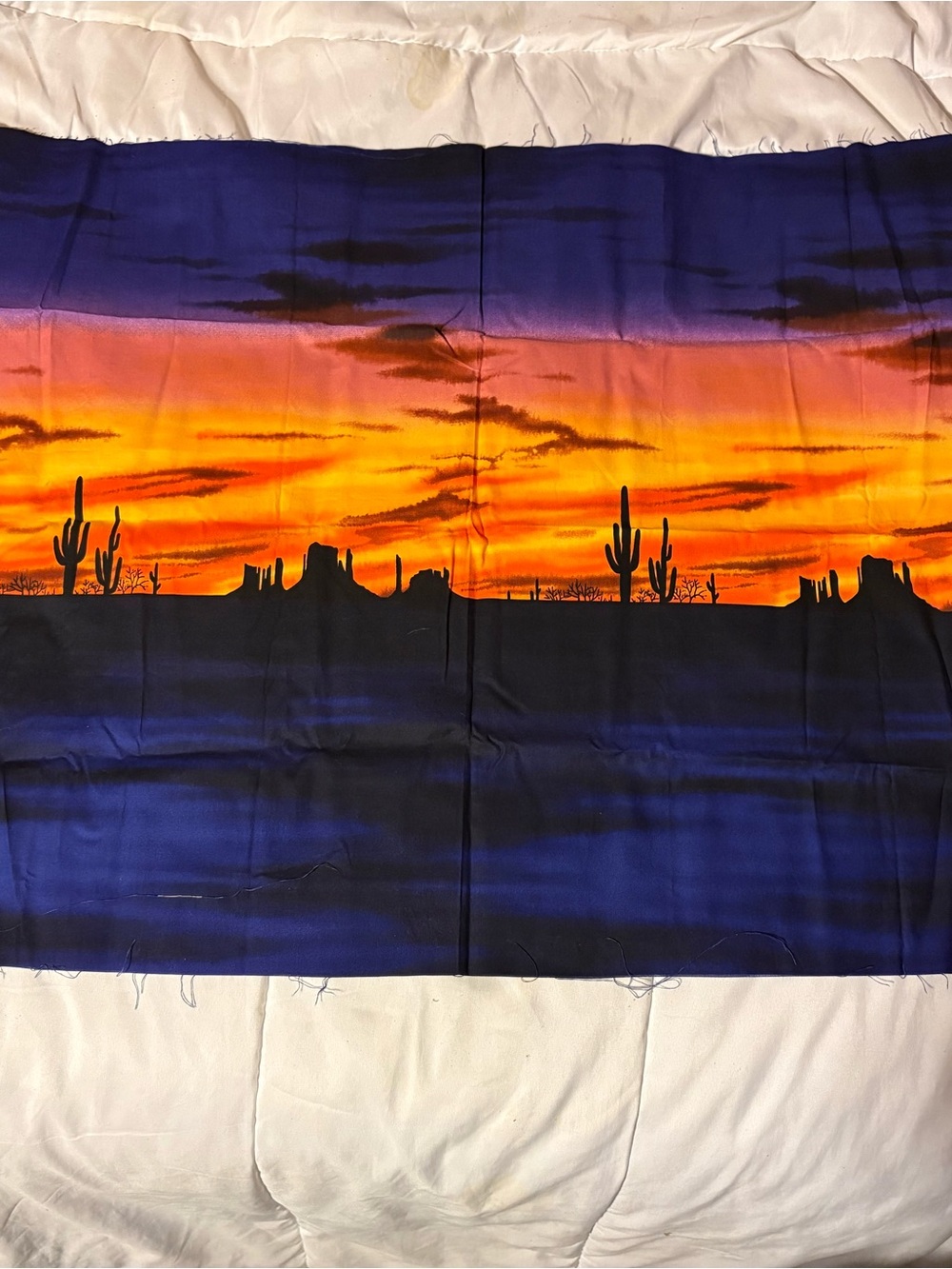 Painted Sky Fabric Panel 43” x 23” Michael Miller
